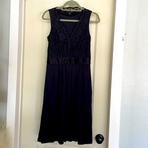 Banana Republic Black Lace Dress